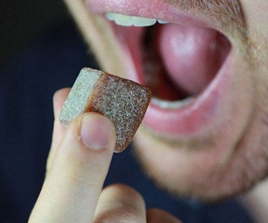 chewable coffee cubes