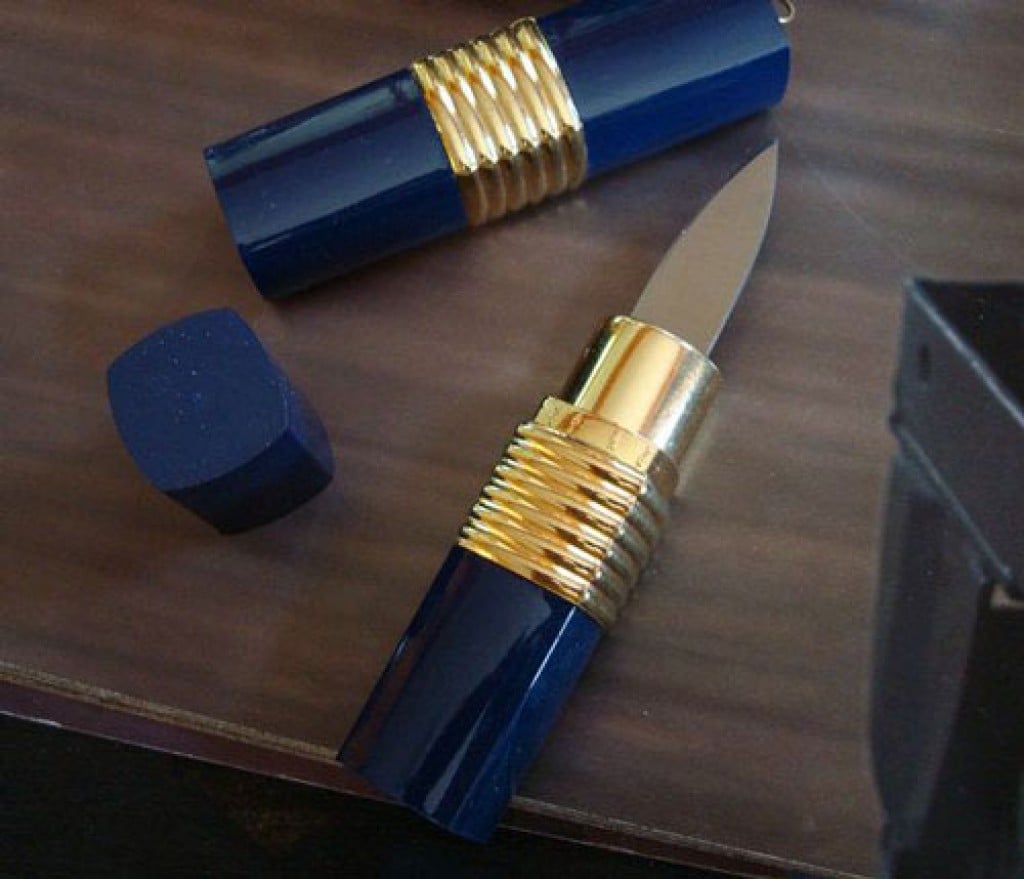 Concealed Lipstick Knife