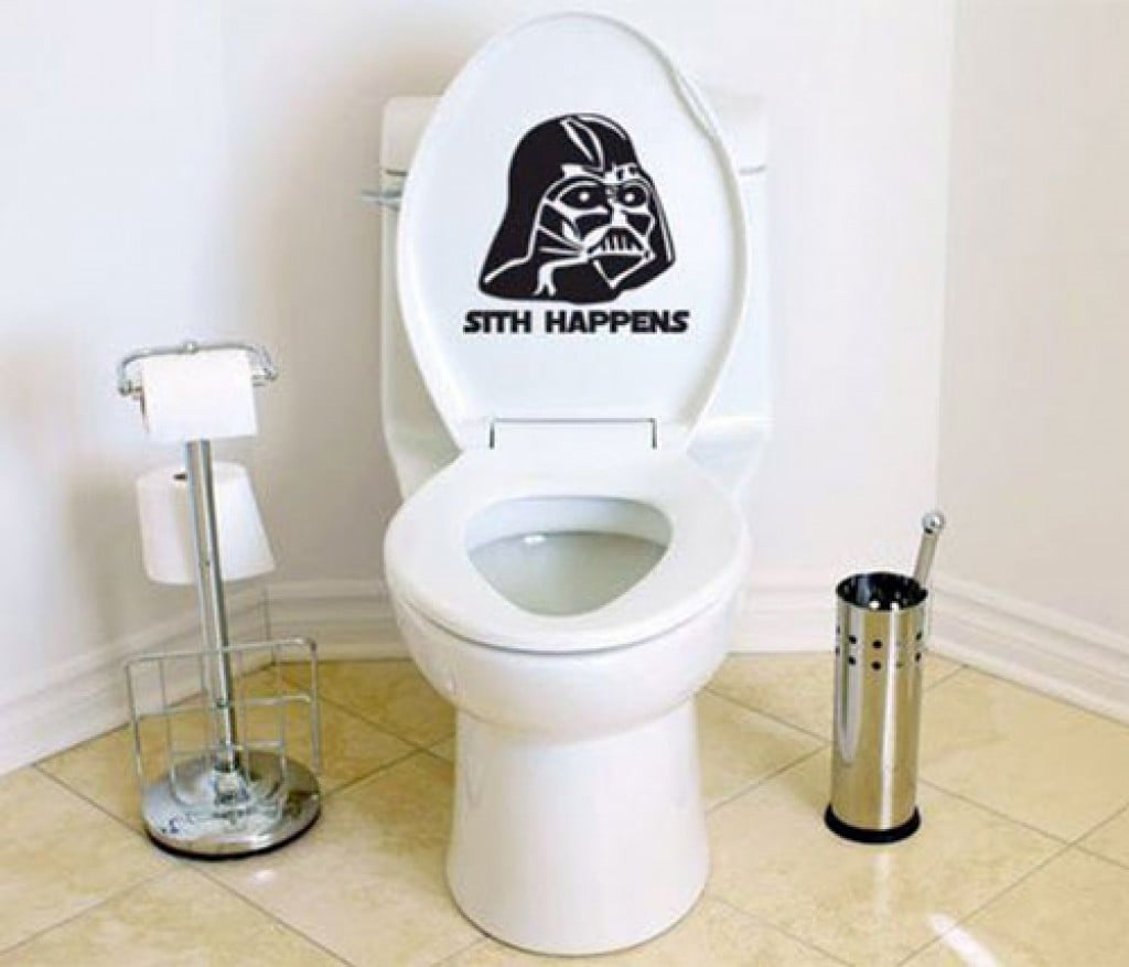 Darth Vader Toilet Decal