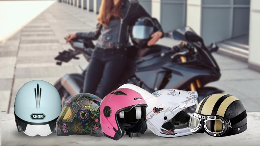 cool womens motorcycle helmets