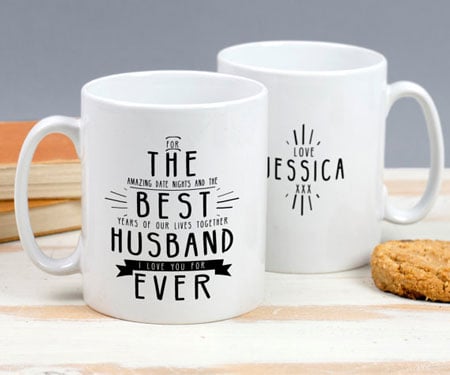Personalized Best Husband Ever Mug