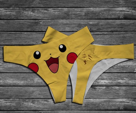 Pikachu Pokemon Panties