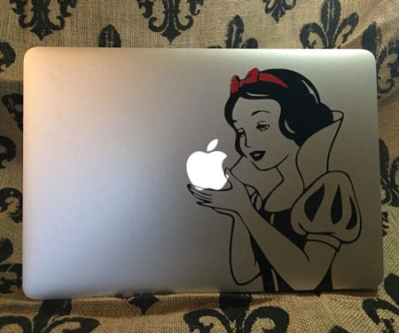 Snow White MacBook Sticker