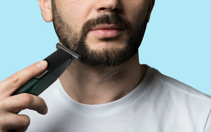 Remove the Beard Trimmer Head and attach the V-Shaped Head to precisely style your beard by defining your neckline, shaping your mustache, and making your cheek line look edgier and crisper.