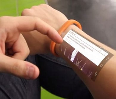 Wearable Touchscreen Bracelet