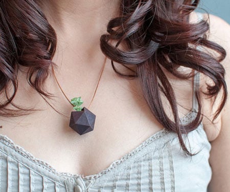 Wearable Planter Necklaces